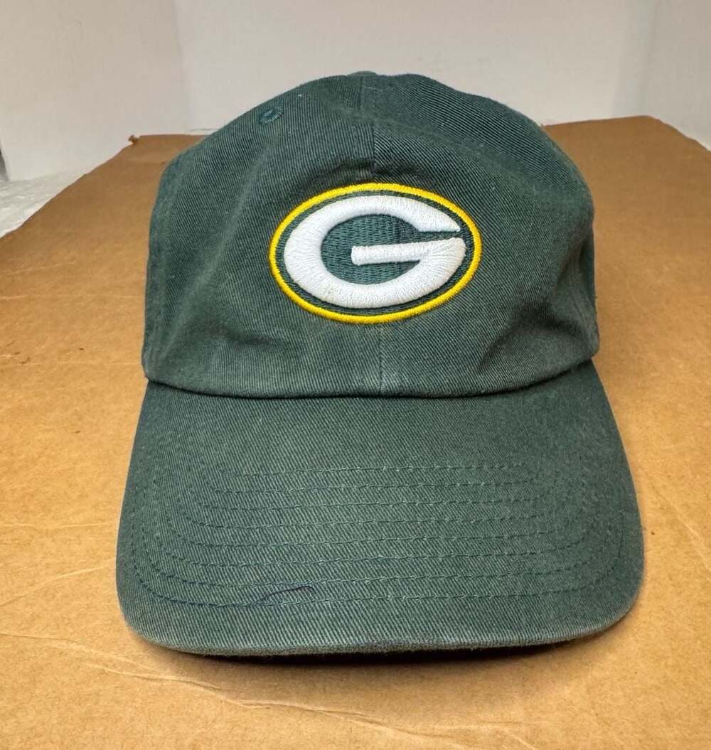 '47 Brand Green Bay Packers Clean Up Green Adjustable Dad Cap Hat NFL